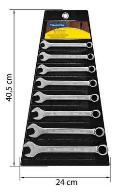 Imagem do Jogo Chave Combinada 8 Peças Tramontina Ferramentas Kit