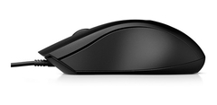 Mouse Com Fio Hp 100 Usb Original Preto 1600dpi - Supryshop 