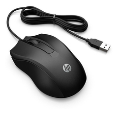 Mouse Com Fio Hp 100 Usb Original Preto 1600dpi na internet