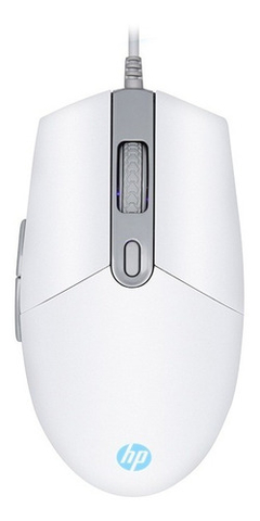 Mouse Gamer Hp M260 Com Fio Usb 6400dpi Branco Original Rgb - comprar online