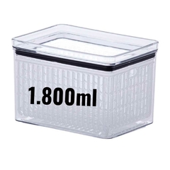 Pote Porta Tudo Hermético Lumini Com Tampa 1800ml Paramount - comprar online