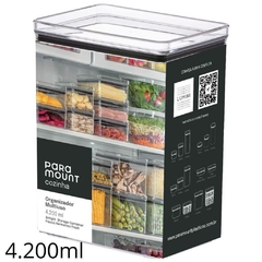 Pote Tampa Organizador Multiuso Lumini 4200ml Paramount 1375 - comprar online