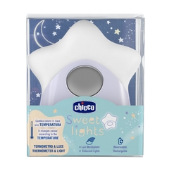 Star Luz Noturna Infantil Com Termometro De Ambiente - Chicco - comprar online