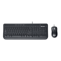 Kit Teclado Mouse Microsoft Wired Desktop 600 Abnt2 Usb - comprar online