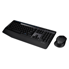 Kit Teclado E Mouse Logitech Mk345 Sem Fio Preto Abnt2 - comprar online