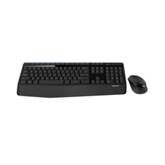 Kit Teclado E Mouse Logitech Mk345 Sem Fio Preto Abnt2