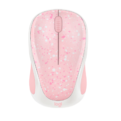 Mouse Sem Fio M317c Logitech Rose Splash - Supryshop 