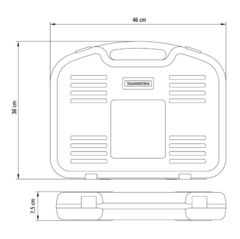 Maleta Kit de Ferramentas Tramontina 65 peças