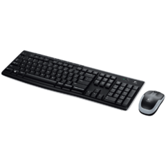 Kit Teclado E Mouse Logitech Mk270 Sem Fio Preto Abnt2 - loja online