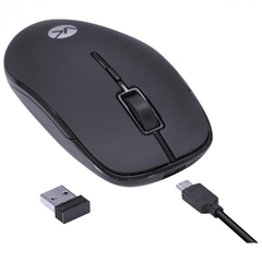 Mouse Sem Fio Vinik Power One Pm100 Preto Recarregável - comprar online