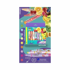 Kit 10 Be Bold Marca Textos Fruit Edition Newpen Perfumados na internet