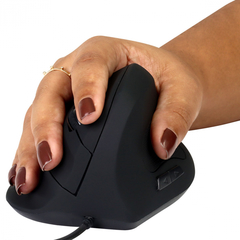 Mouse Vertical Com Fio Fit 1600dpi Vinik Preto na internet