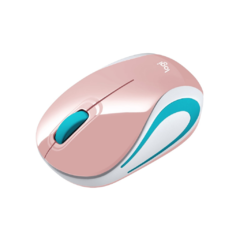 Mini Mouse Logitech M187 Sem Fio Rosa 1000dpi Wireless