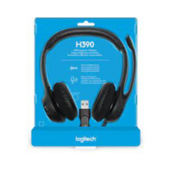 Headset Logitech H390 Usb Com Microfone Para Pc E Notebook