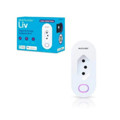 Tomada Inteligente Multilaser Liv Se231 Bivolt Wi-fi Alexa