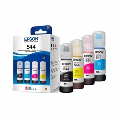 Kit Refil Tinta Garrafas Epson T544 Ecotank Original 4 Cores - comprar online