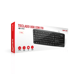 Teclado Com Fio USB KB-11BKV2 C3Plus - Supryshop 