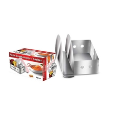 Porta Saches Com Porta Guardanapos Inox Dinox PSG-001