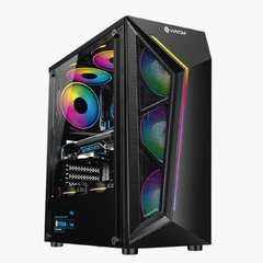 Gabinete Atx Gamer Hayom Gb1713 Com 4 Fans Rgb Vidro Lateral - comprar online