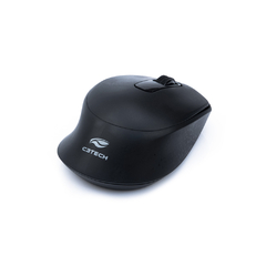 Mouse Sem Fio Dual Mode M-bt200bk Preto C3tech Silencioso - Supryshop 