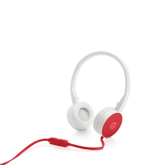 Fone Com Microfone Headset Casque Dobravel H2800 Vermelho HP