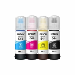 Kit Refil Tinta Garrafas Epson T544 Ecotank Original 4 Cores na internet