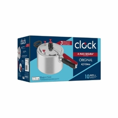 Panela De Pressão Clock Original Polida 4,5L A Mais Segura na internet