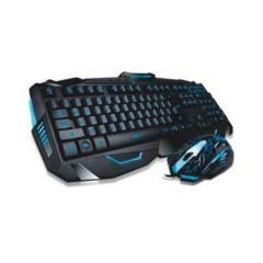 Kit Teclado E Mouse Gamer Com Fio Lightning Multilaser Tc195 Abnt2