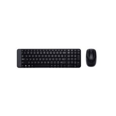 Kit Teclado e Mouse Sem Fio Logitech MK220 Abnt2 Preto - Supryshop 