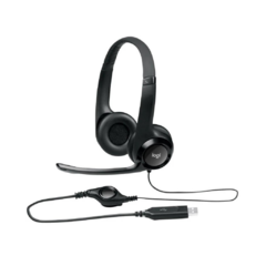 Headset Logitech H390 Usb Com Microfone Para Pc E Notebook