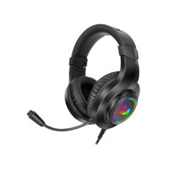 Fone Headset Redragon Hylas H260 RGB Gaming Microfone Preto - Supryshop 