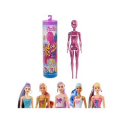 Barbie Color Reveal Serie 5 Com Brilho Metalico Mattel Gwc55 Sortido - comprar online