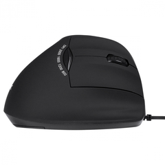 Imagem do Mouse Vertical Com Fio Fit 1600dpi Vinik Preto