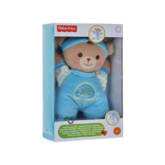 Boneca Pelucia Primeiro Amiguinhos Fisher-Price Mattel Azul