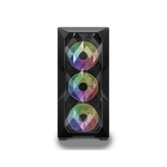 Gabinete Atx Gamer Hayom Gb1710 Com 3 Fans Rgb Vidro Lateral - Supryshop 