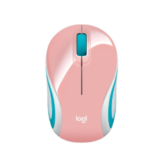 Mini Mouse Logitech M187 Sem Fio Rosa 1000dpi Wireless - Supryshop 