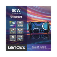 Caixa De Som Amplificada Lenoxx Smart BT570 60W Bluetooth - Supryshop 