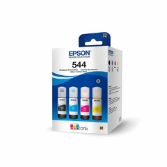 Kit Refil Tinta Garrafas Epson T544 Ecotank Original 4 Cores