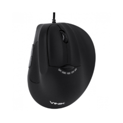 Mouse Vertical Com Fio Fit 1600dpi Vinik Preto - loja online