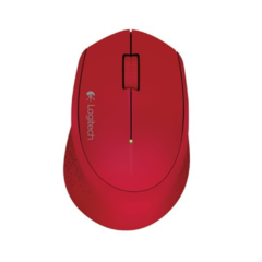 Mouse Sem Fio M280 Logitech Vermelho Original - Supryshop 