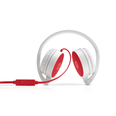 Fone Com Microfone Headset Casque Dobravel H2800 Vermelho HP - comprar online