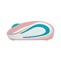 Mini Mouse Logitech M187 Sem Fio Rosa 1000dpi Wireless