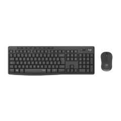 Kit Teclado e Mouse Sem Fio Mk295 Silent Preto Logitech na internet