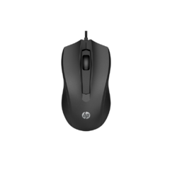 Mouse Com Fio Hp 100 Usb Original Preto 1600dpi