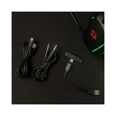 Fone Headset Gamer Redragon Mira H868 Sem Fio Microfone 7.1 - loja online