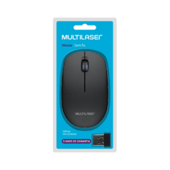 Mouse Sem Fio Multilaser Mo251 2.4Ghz 1200 Dpi Preto na internet