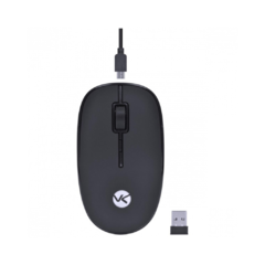 Mouse Sem Fio Vinik Power One Pm100 Preto Recarregável