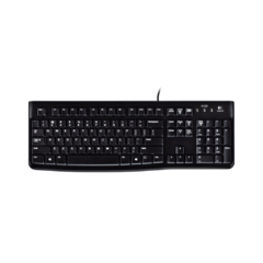 Teclado Logitech K120 Qwerty Português Brasil Preto Usb