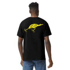 Playera Negra Señuelo Amarillo en internet