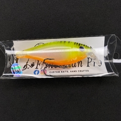 Crankbait Silver Chartreuse Tiger - FishermanProLures